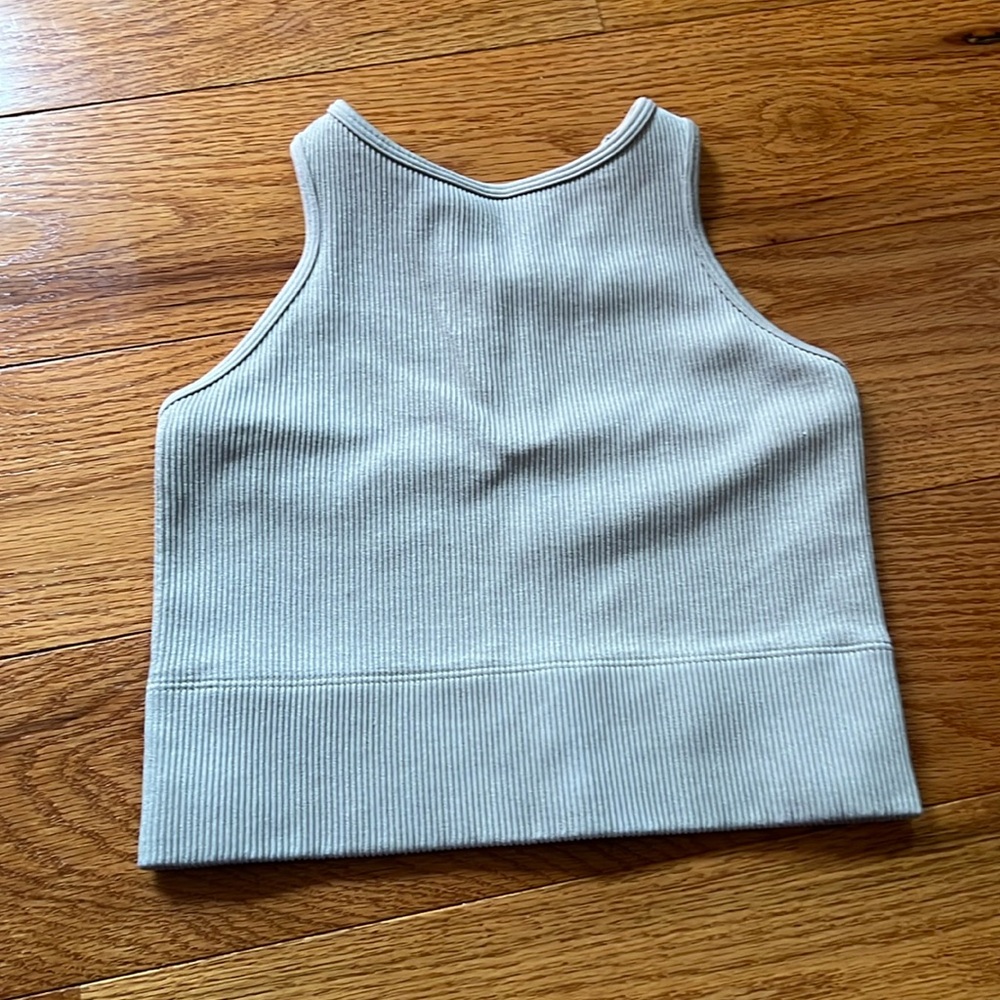 Gilly Hicks - Ribbed cropped tank